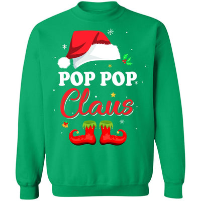 Santa Pop Pop Claus Matching Family Pajamas Christmas Gifts T-Shirt & Sweatshirt | Teecentury.com