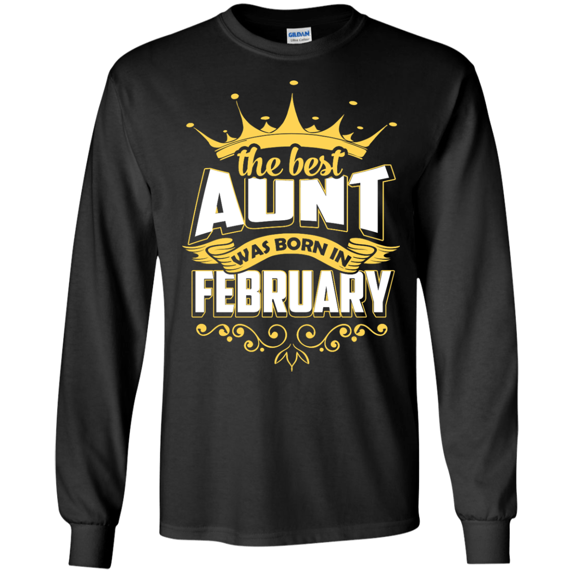 The Best Aunt Was Born In February T-Shirt & Hoodie | Teecentury.com