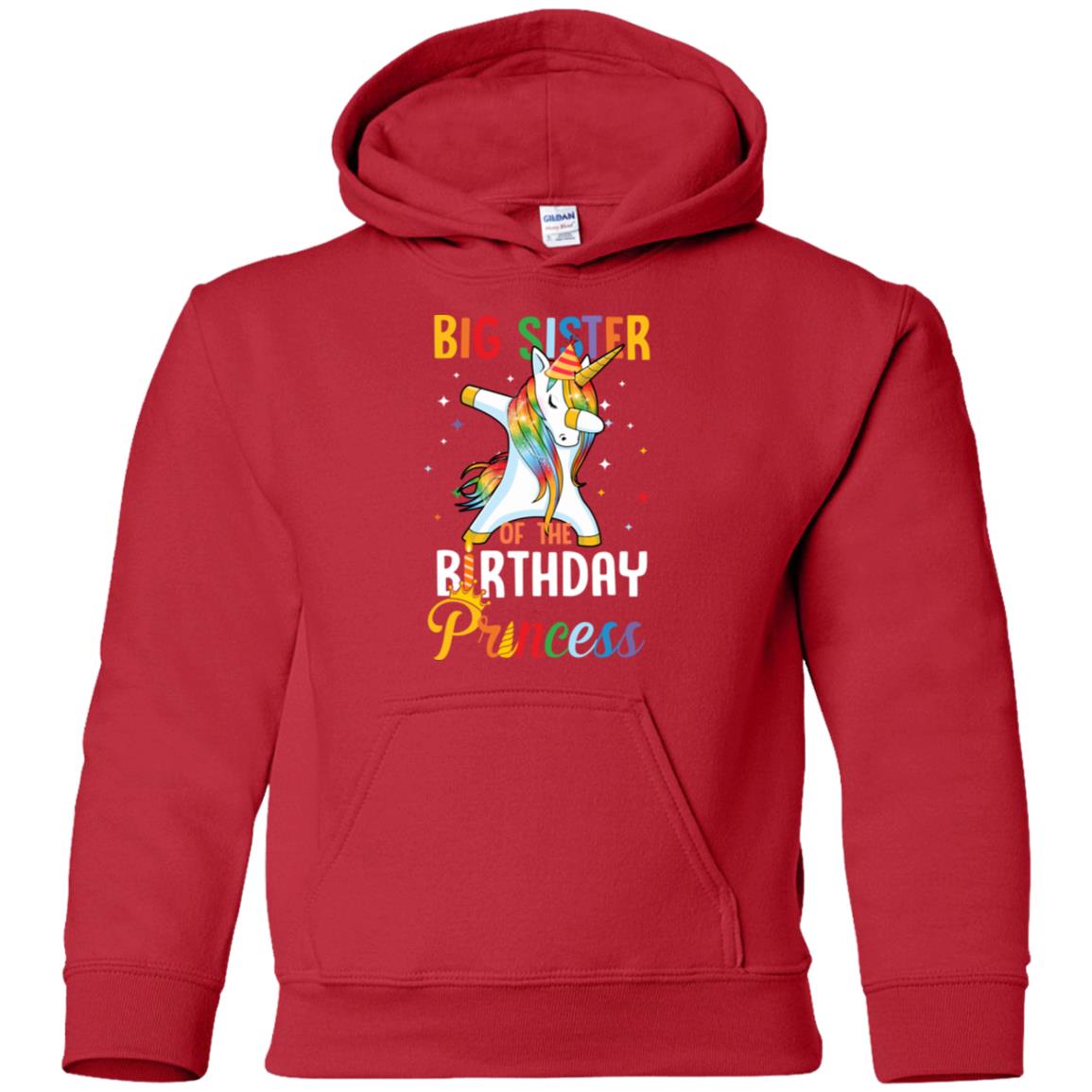 Proud Big Sister Of A Birthday Princess Unicorn Dab Youth Youth Shirt | Teecentury.com