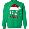 Santa Gigi Claus Red Plaid Family Pajamas Christmas Gift T-Shirt & Sweatshirt | Teecentury.com