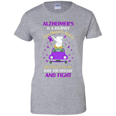 Alzheimer's Awareness Is A Journey T-Shirt & Hoodie | Teecentury.com
