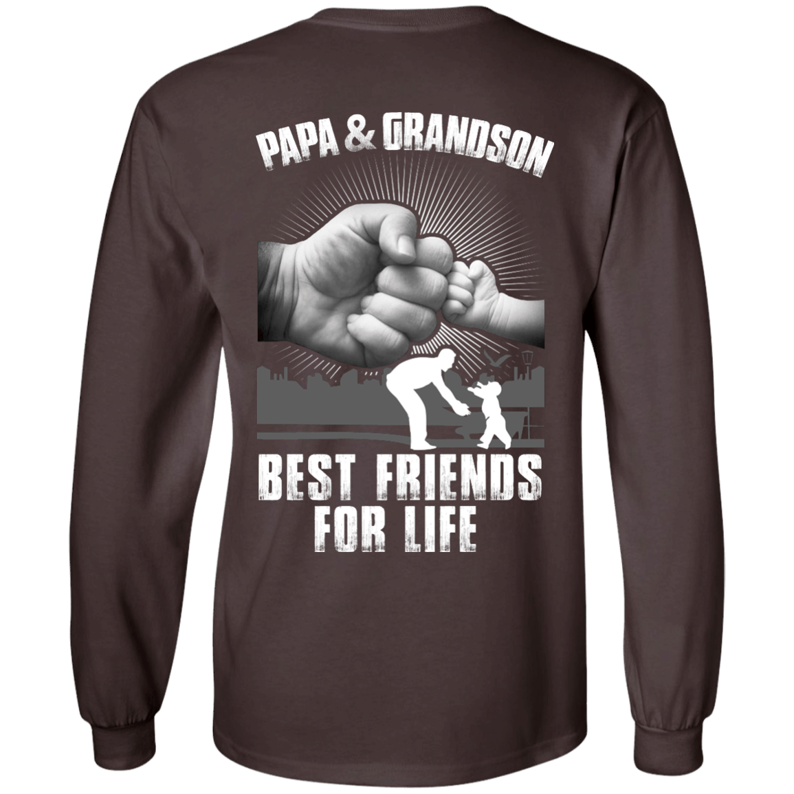 Papa And Grandson Best Friends For Life T-Shirt & Hoodie | Teecentury.com
