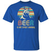 Beer Is My Spirit Animal Vintage Bear Lover Gifts T-Shirt & Hoodie | Teecentury.com