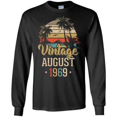 Retro Classic Vintage August 1969 53th Birthday Gift T-Shirt & Hoodie | Teecentury.com