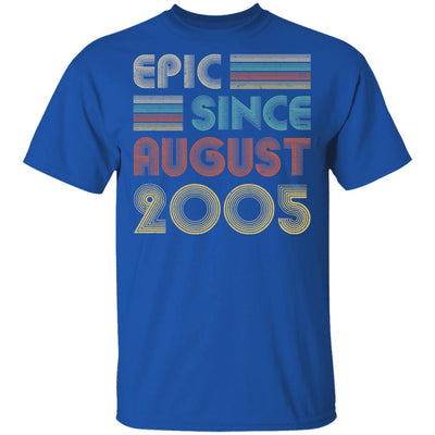 Epic Since August 2005 Vintage 17th Birthday Gifts T-Shirt & Hoodie | Teecentury.com