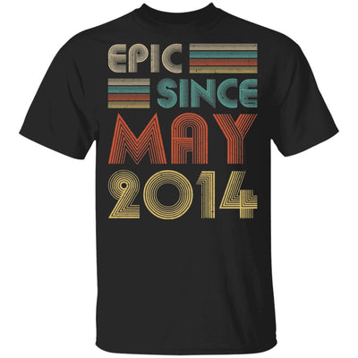 Epic Since May 2014 Vintage 8th Birthday Gifts Youth Youth Shirt | Teecentury.com