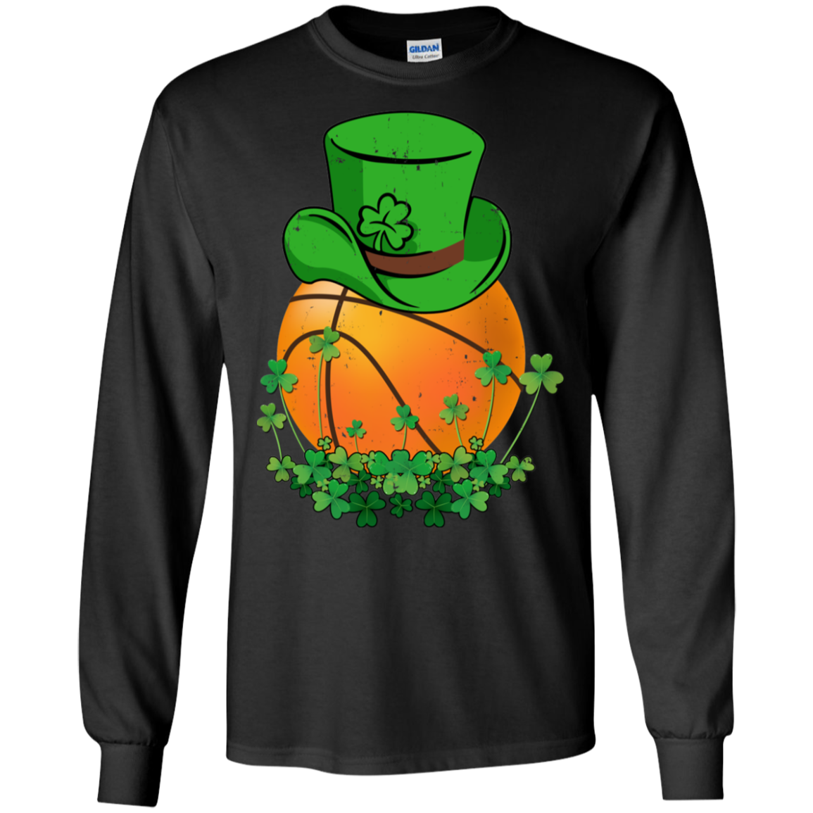 Shamrock Basketball Leprechaun St Patricks Day T-Shirt & Hoodie | Teecentury.com