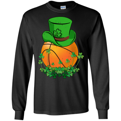 Shamrock Basketball Leprechaun St Patricks Day T-Shirt & Hoodie | Teecentury.com