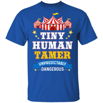 Tiny Human Tamer Circus Party Carnival Gymnast Distressed T-Shirt & Hoodie | Teecentury.com