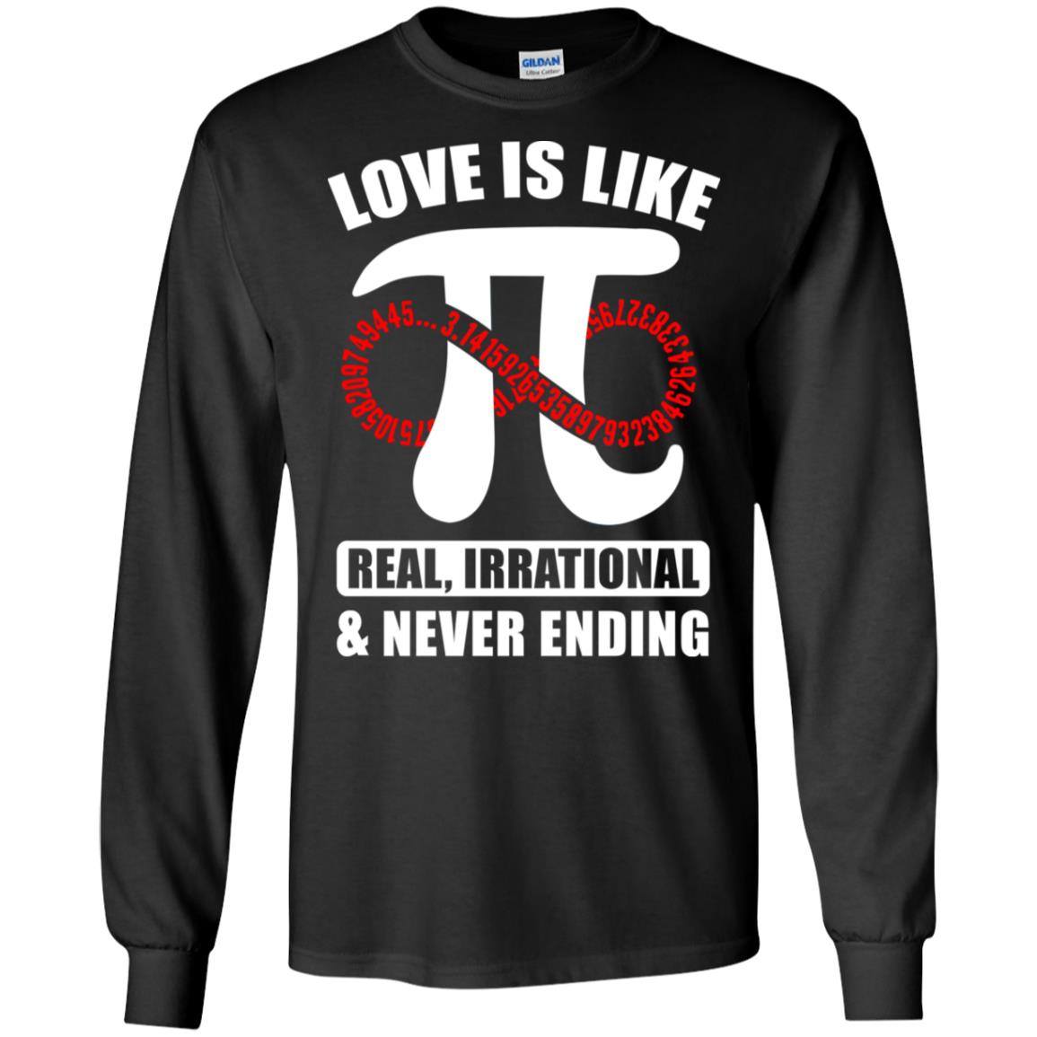 Love Is Like Pi Math 3.14 Pi Day Gift T-Shirt & Hoodie | Teecentury.com