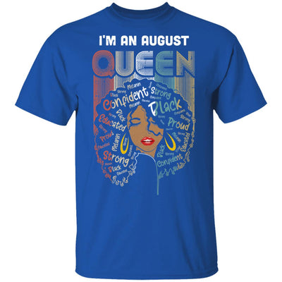 August Birthday For Women Gifts I'm An August Queen Girl T-Shirt & Tank Top | Teecentury.com