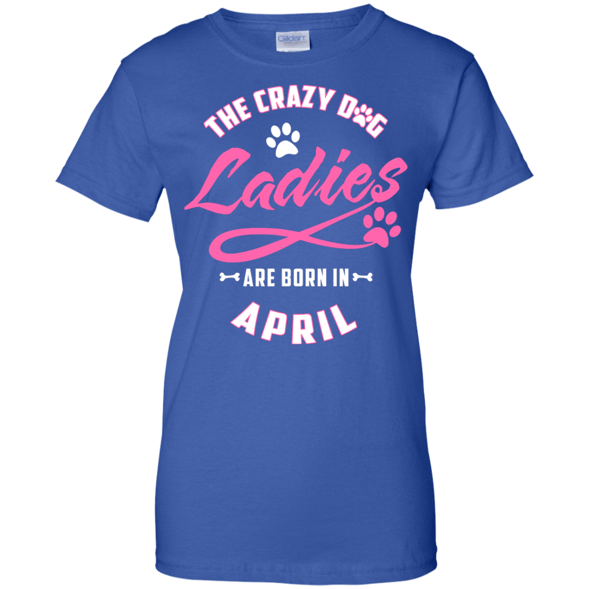 The Crazy Dog Ladies Are Born In April T-Shirt & Hoodie | Teecentury.com