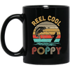 Vintage Reel Cool Poppy Fish Fishing Father's Day Gift Mug Coffee Mug | Teecentury.com