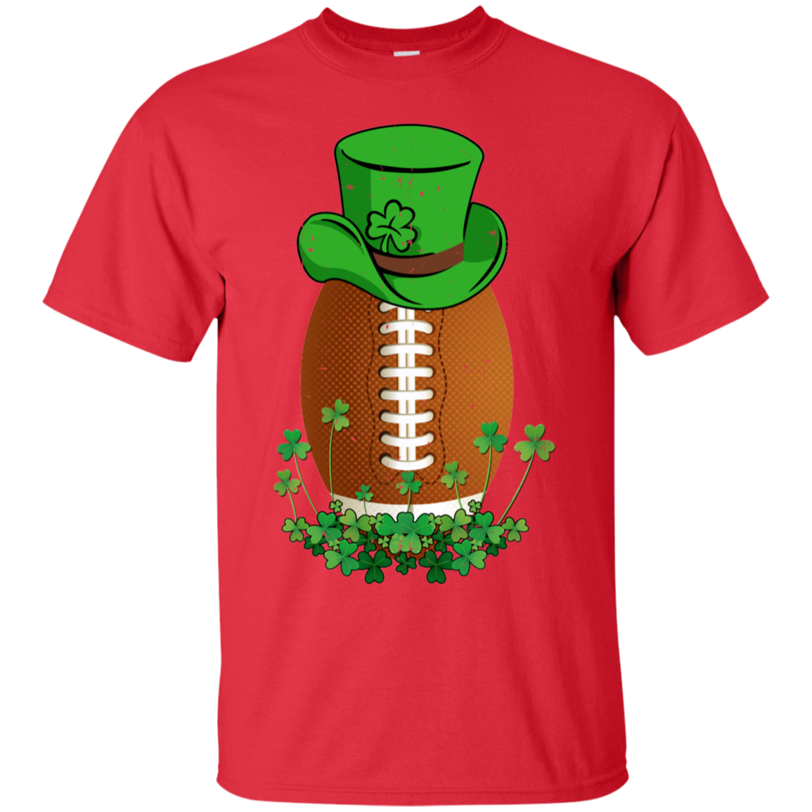 Shamrock Football Leprechaun St Patricks Day T-Shirt & Hoodie | Teecentury.com