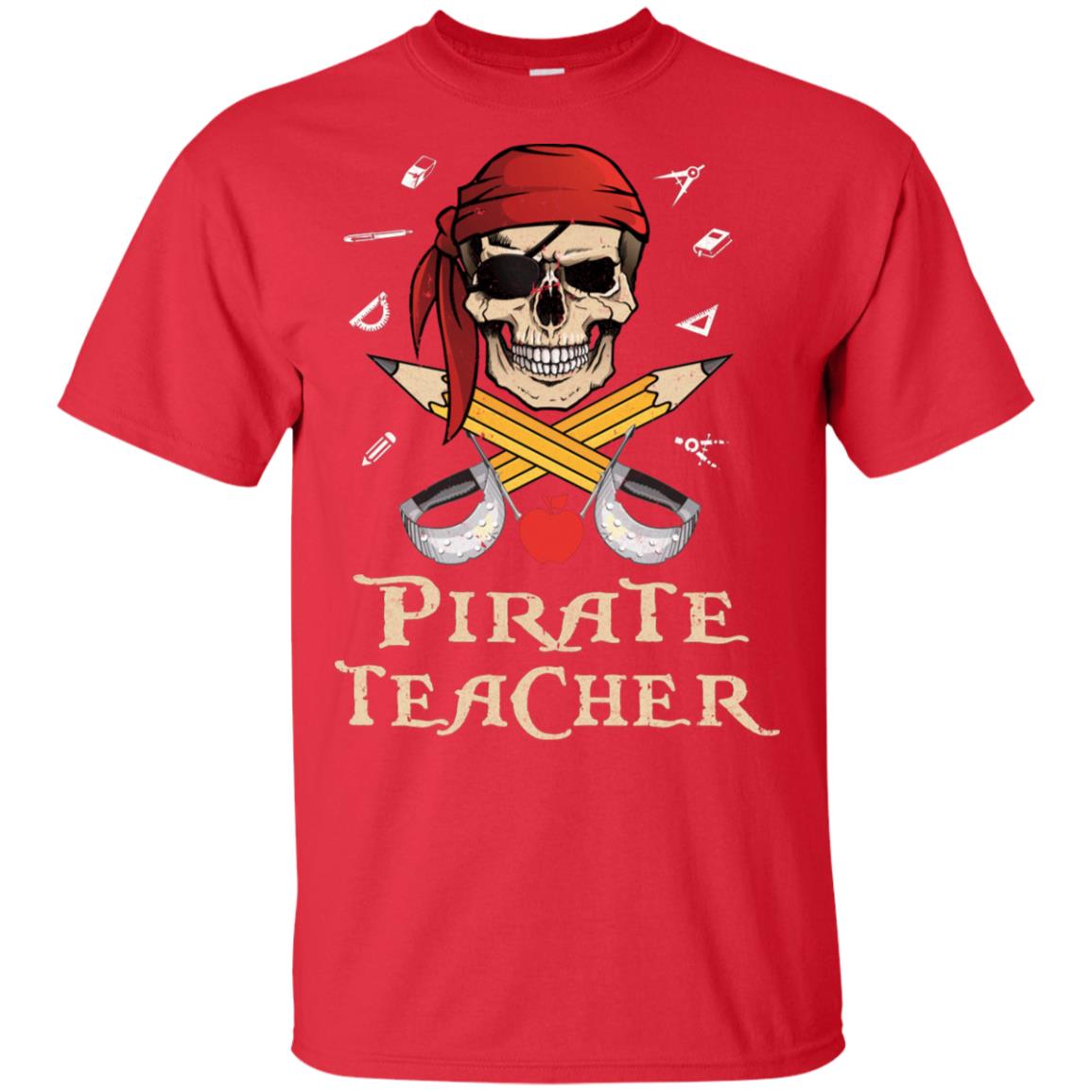 Funny Pirate Teacher Halloween Skull Adult Gift T-Shirt & Hoodie | Teecentury.com