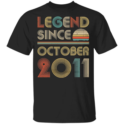Legend Since October 2011 Vintage 11th Birthday Gifts Youth Youth Shirt | Teecentury.com