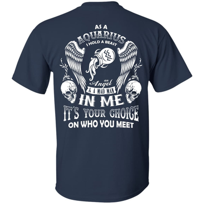 As A Aquarius I Hold A Beast An Angel A Madman In Me T-Shirt & Hoodie | Teecentury.com