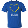 Butterfly Believe Sarcoma Awareness Ribbon Gifts T-Shirt & Hoodie | Teecentury.com