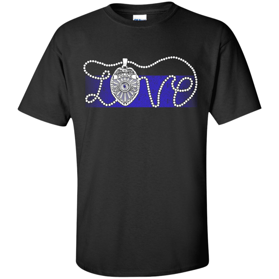 Love Thin Blue Line T-Shirt & Hoodie | Teecentury.com