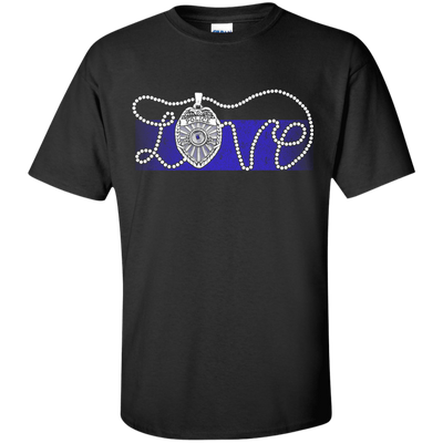 Love Thin Blue Line T-Shirt & Hoodie | Teecentury.com