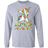Dabbing Unicorn Puzzle Autism Awareness For Girls T-Shirt & Hoodie | Teecentury.com