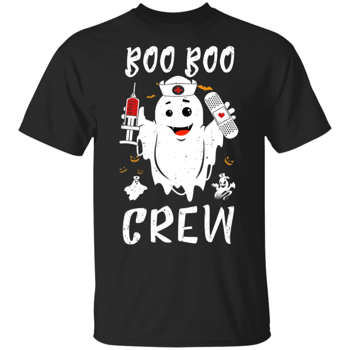 Boo Boo Crew Nurse Ghost Girls Funny Halloween Costume T-Shirt & Hoodie | Teecentury.com