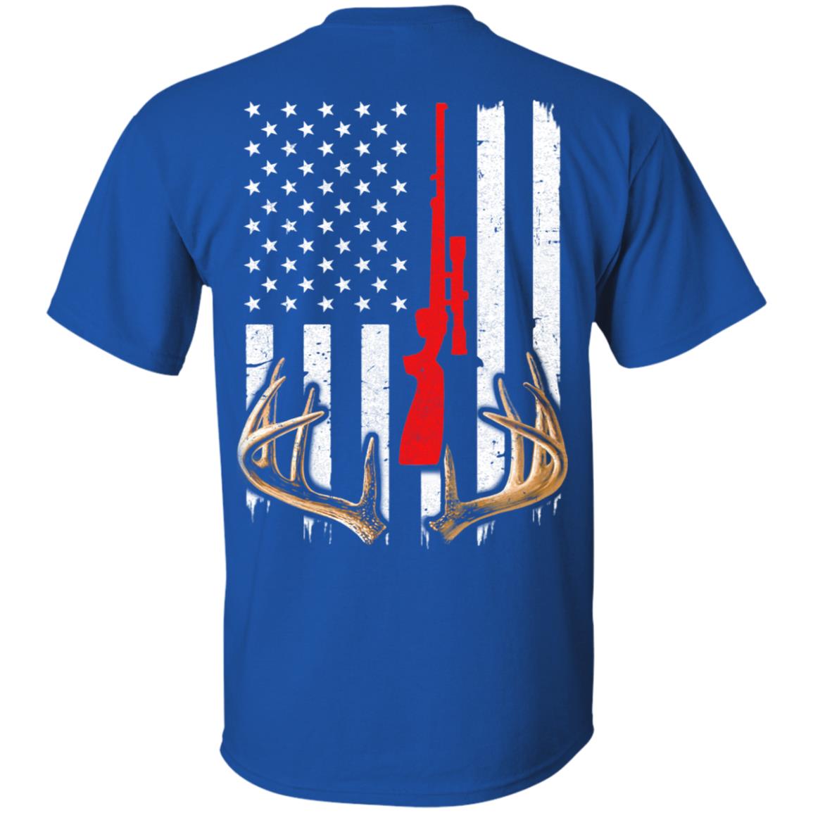 Bow Deer Hunting US Flag Deer Hunter T-Shirt & Hoodie | Teecentury.com