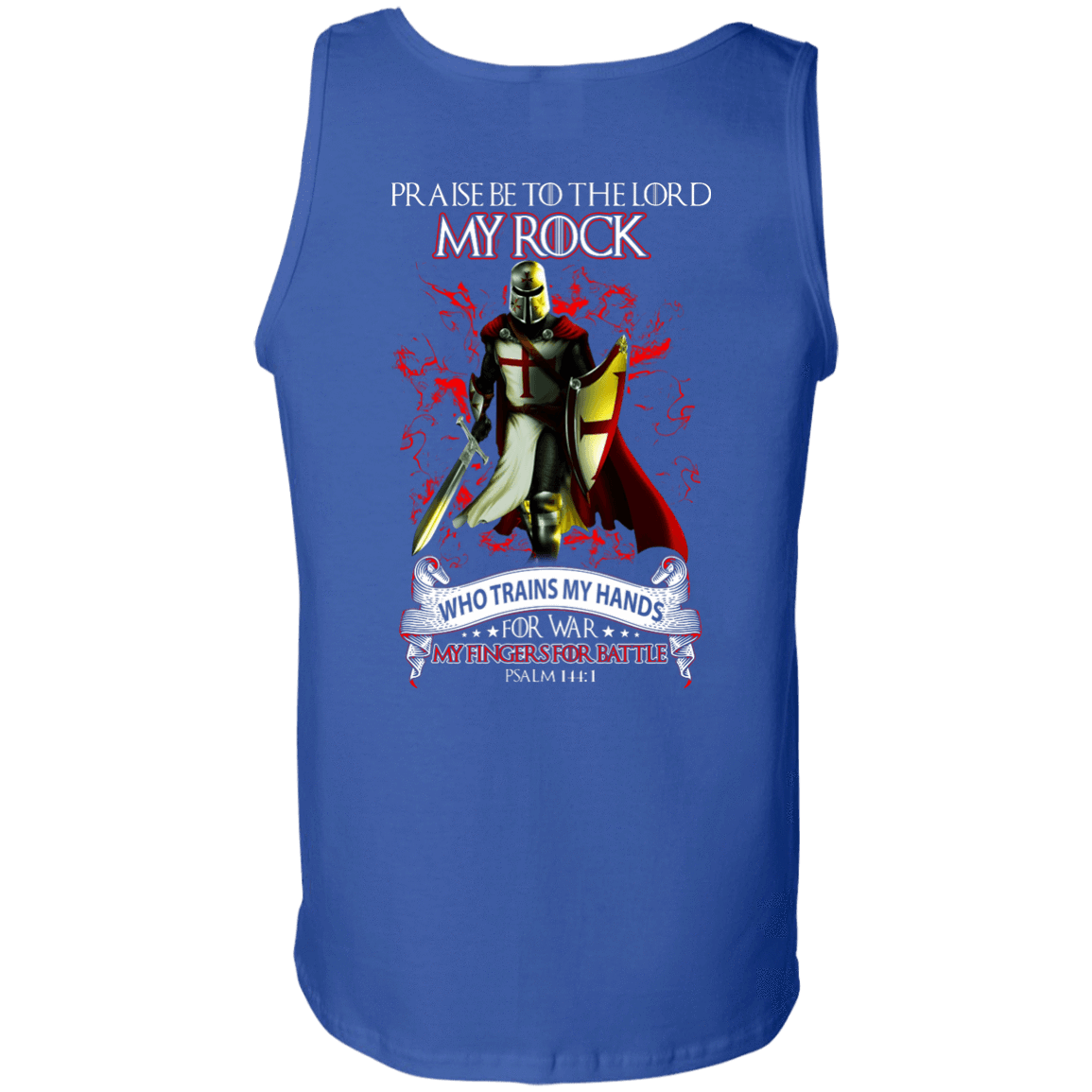 Praise The Lord My Rock Who Trains My Hands For War T-Shirt & Hoodie | Teecentury.com