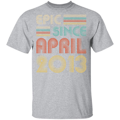 Epic Since April 2013 Vintage 9th Birthday Gifts Youth Youth Shirt | Teecentury.com