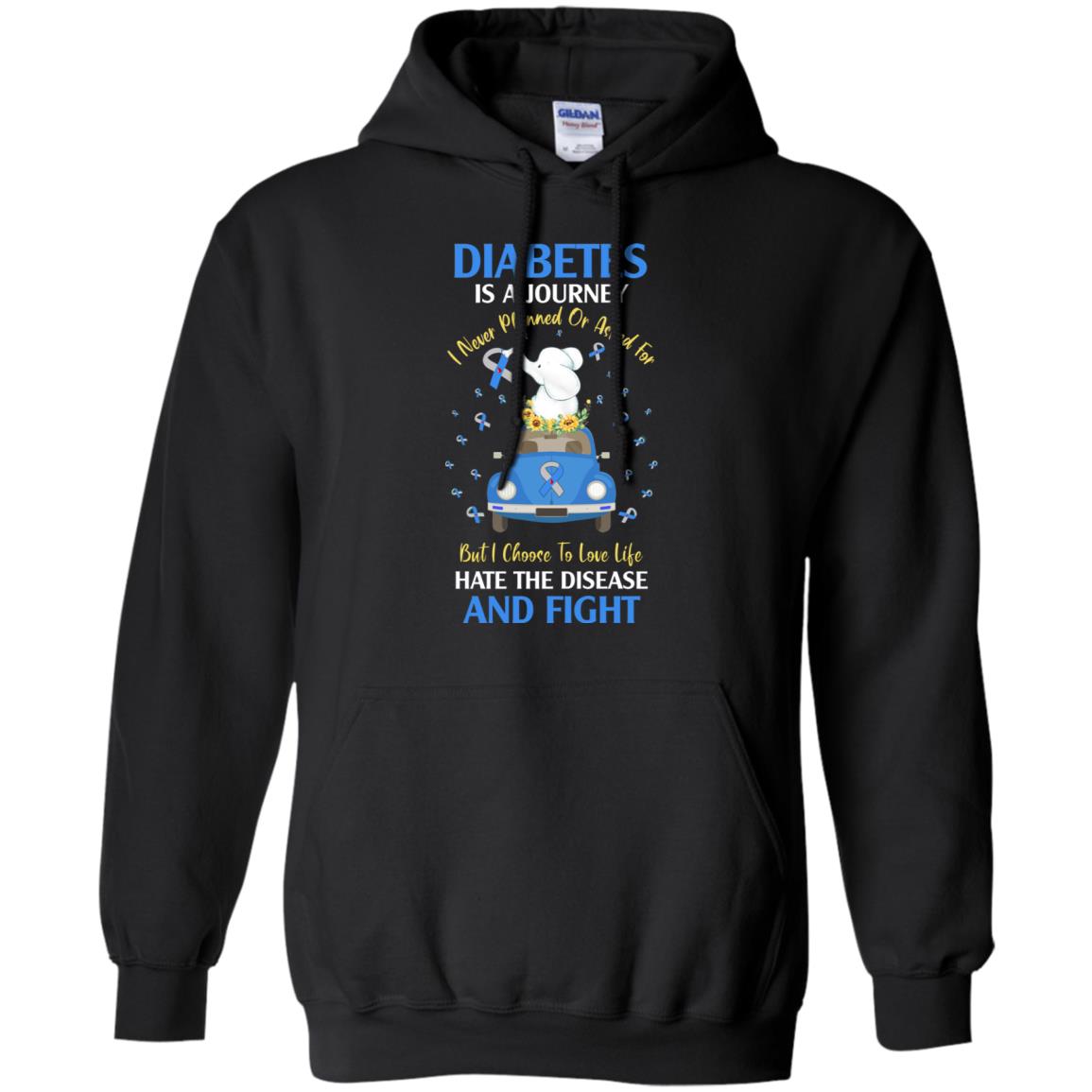 Diabetes Awareness Is A Journey T-Shirt & Hoodie | Teecentury.com