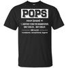 Pops Gifts Grandpa Definition Fathers Day T-Shirt & Hoodie | Teecentury.com