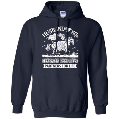 Husband And Wife Horse Riding Partners for life T-Shirt & Hoodie | Teecentury.com