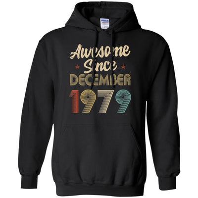 Awesome Since December 1979 Vintage 43th Birthday Gifts T-Shirt & Hoodie | Teecentury.com