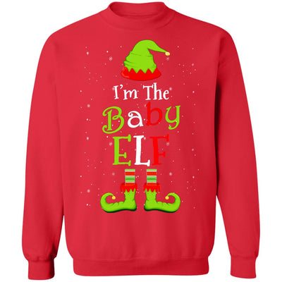 I'm The Baby Elf Family Matching Funny Christmas Group Gift T-Shirt & Sweatshirt | Teecentury.com