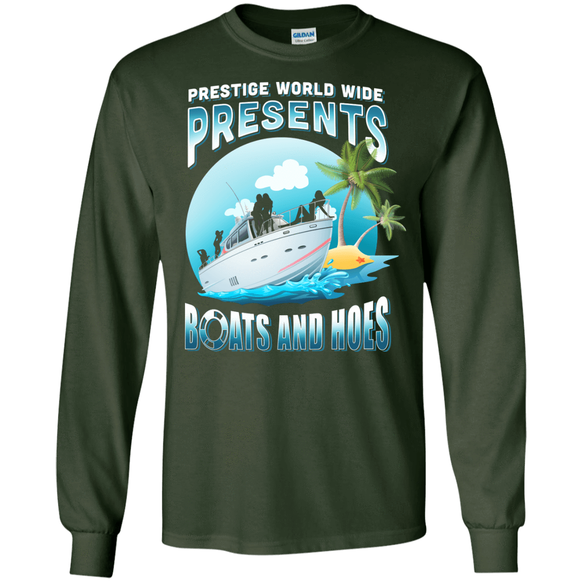 Prestige Worldwide Present Boats And Hoes T-Shirt & Hoodie | Teecentury.com