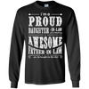 I'm A Proud Daughter In Law Of A Freaking Awesome Father In Law T-Shirt & Hoodie | Teecentury.com