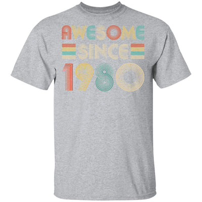 Awesome Since 1980 42th Birthday Gifts T-Shirt & Hoodie | Teecentury.com
