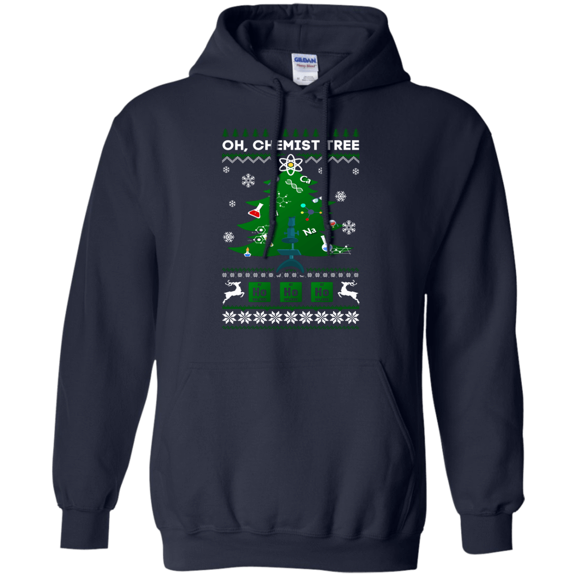 Oh Chemistry Tree Science Christmas Ugly Sweater Gift T-Shirt & Hoodie | Teecentury.com