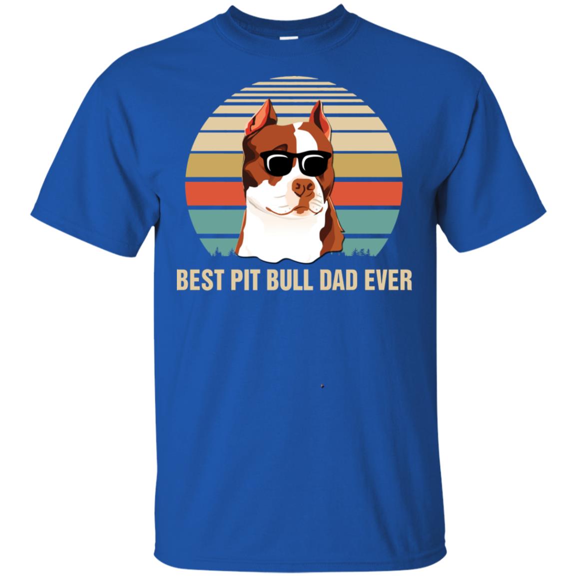 Vintage Pitbull Dad Gifts Best Pit bull Dad Ever T-Shirt & Hoodie | Teecentury.com