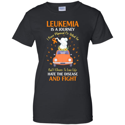 Leukemia Awareness Is A Journey T-Shirt & Hoodie | Teecentury.com