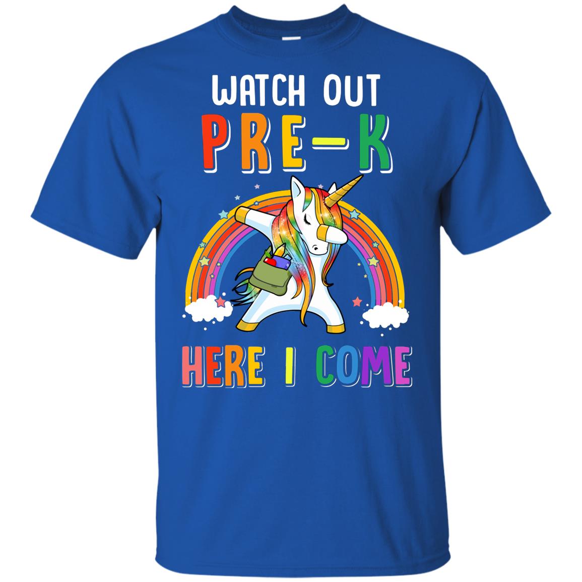 Pre-K Here I Come Unicorn Back To School Youth Youth Shirt | Teecentury.com