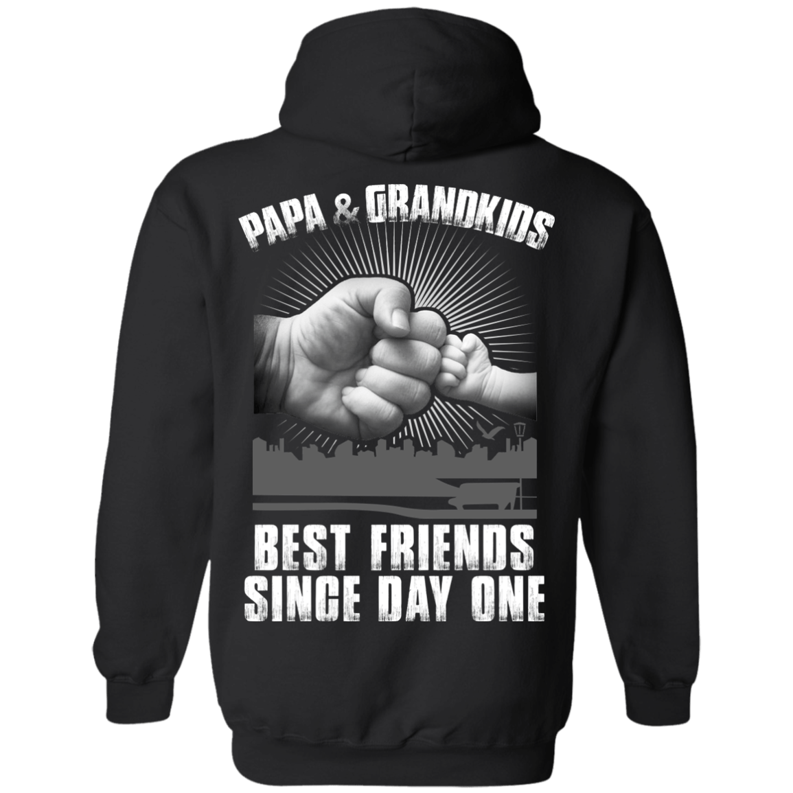 Papa And Grandkids Best Friends Single Day One T-Shirt & Hoodie | Teecentury.com
