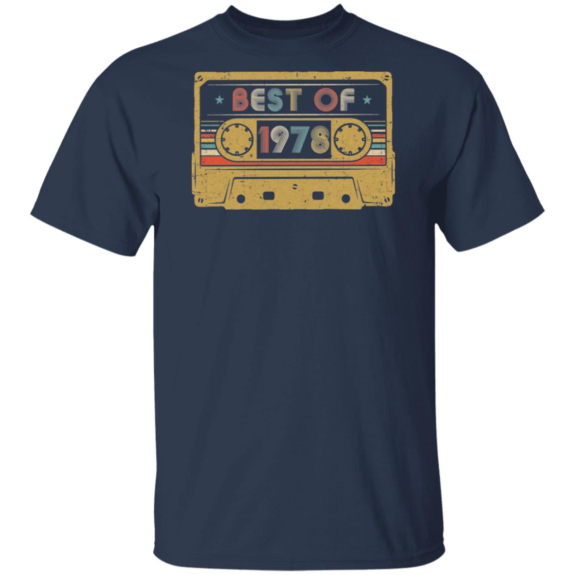 Vintage Cassette Best Of 1978 44th Cassette Birthday Gifts T-Shirt & Hoodie | Teecentury.com