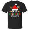 I'm The Daughter Reindeer Matching Family Christmas T-Shirt & Sweatshirt | Teecentury.com