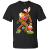 Funny Bigfoot Bunny Hunting Eggs Easter Day T-Shirt & Hoodie | Teecentury.com