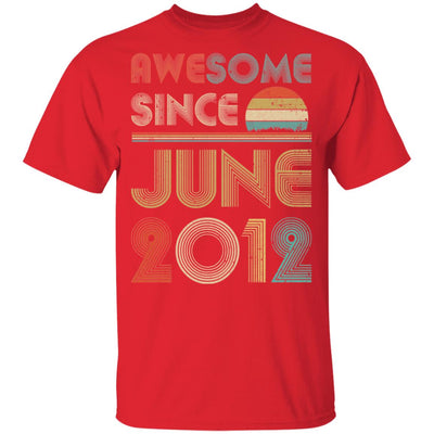 Awesome Since June 2012 Vintage 10th Birthday Gifts Youth Youth Shirt | Teecentury.com