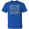 Epic Since September 2000 Vintage 22th Birthday Gifts T-Shirt & Hoodie | Teecentury.com