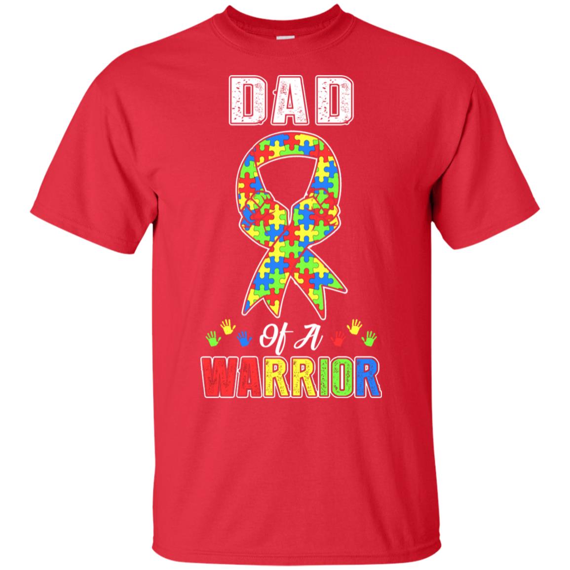 Dad Of A Warrior Support Autism Awareness Gift T-Shirt & Hoodie | Teecentury.com