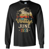 Retro Classic Vintage June 1959 63th Birthday Gift T-Shirt & Hoodie | Teecentury.com
