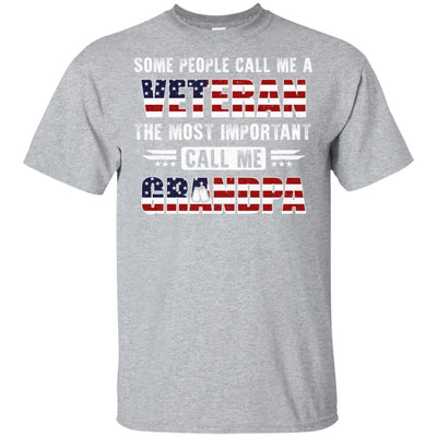 Some People Call Me A Veteran Grandpa Fathers Day Gifts T-Shirt & Hoodie | Teecentury.com
